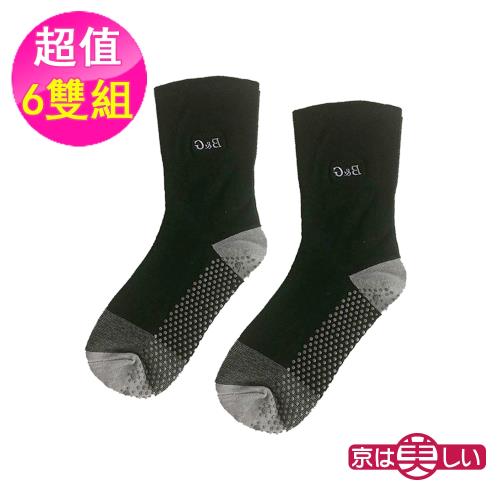 京美 健康銀纖維襪(6雙組)