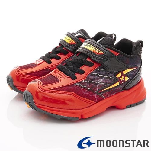 MOONSTAR-日本月星頂級競速童鞋 3E閃電系列 SSJ8862紅(中大童段)