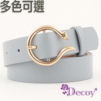 【Decoy】虎克船長＊圓鉤形造型皮帶/4色可選