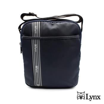 【Lynx】線條簡約直立式男用側背包