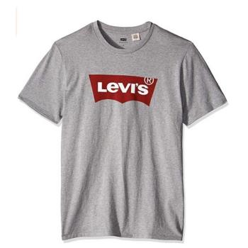 LEVIS 灰色LOGO標誌短袖ㄒ恤-成人版