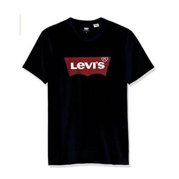 LEVIS 黑色LOGO標誌短袖ㄒ恤-成人版