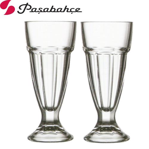 土耳其Pasabahce玻璃奶昔杯咖啡杯294cc-二入組|水杯/玻璃杯