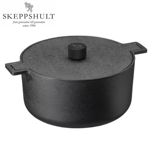 瑞典SKEPPSHULT 8350 鑄鐵圓鍋 帶鑄鐵蓋 5公升