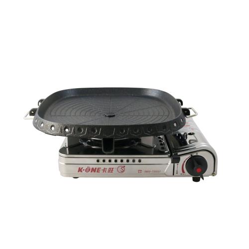 卡旺K1-A003SD攜帶式卡式爐+韓國最新火烤兩用烤盤(NU-G)