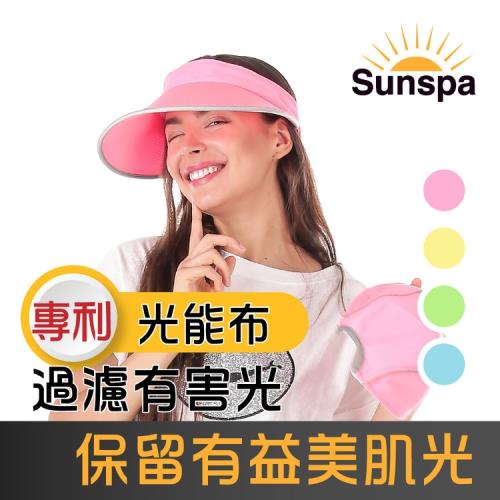 SUN SPA 真 專利光能布 UPF50+ 遮陽防曬 口罩式連帽濾光外套 +濾光帽-可拆兩用 (2件特惠組)-型錄