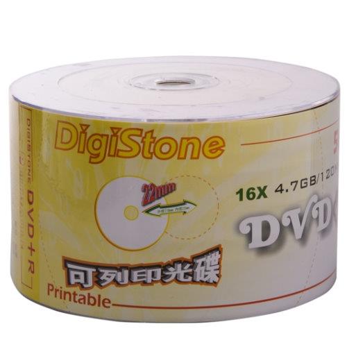 DigiStone 可印式A級 DVD+R 16X 裸裝 ( 50片)