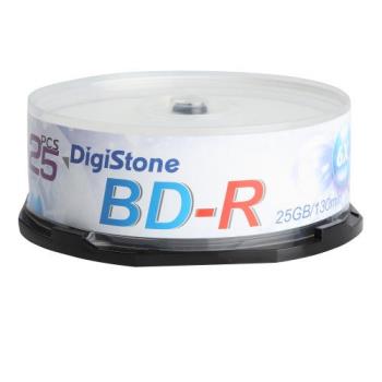 DigiStone 國際版 A+ 藍光 6X BD-R 25GB 桶裝 (100片)
