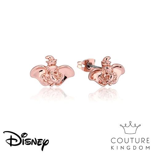 Disney Jewellery - Couture Kingdom 迪士尼小飛象鍍14K玫瑰金耳釘 