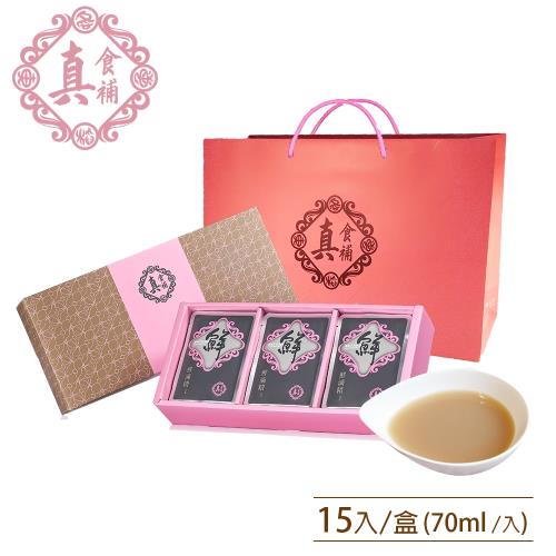 【醫院專櫃品牌 真食補】鮮滴(有薑)鱸魚精15入禮盒組(加量升級 70ml/入)