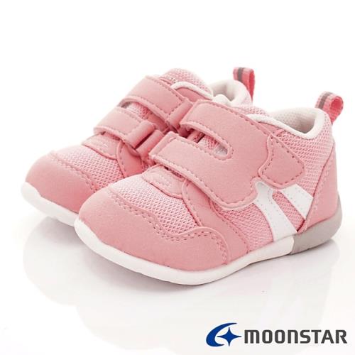 MOONSTAR-日本Moonstar機能童鞋 HI系列3E學步款 MSB1114粉(寶寶段)