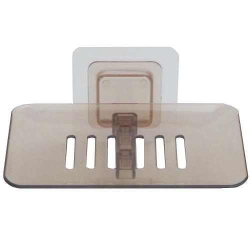 月陽免釘無痕晶透收納肥皂架(AS135)