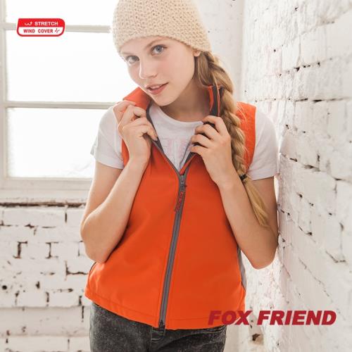 【FOX FRIEND】WINDCOVER 軟殼衣 女彈性防風透氣背心(0614)