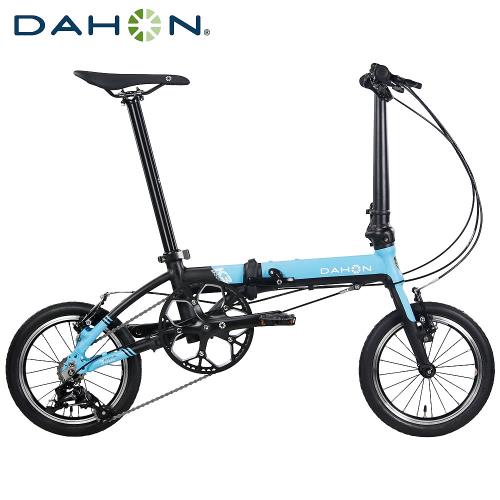DAHON大行 K3 14吋3速 鋁合金輕量僅8.1公斤折疊單車/自行車-天藍色