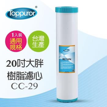 【Toppuror 泰浦樂】20吋大胖樹脂濾心 CC-29 (適用大胖水塔過濾器)
