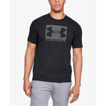 Under Armour 2019男時尚圖像運動黑色圓領短袖ㄒ恤