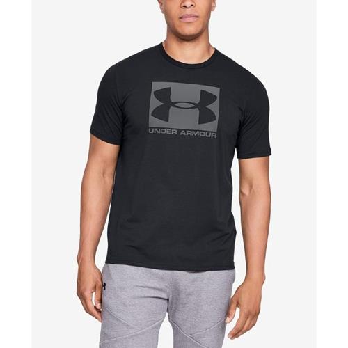 Under Armour 2019男時尚圖像運動黑色圓領短袖ㄒ恤