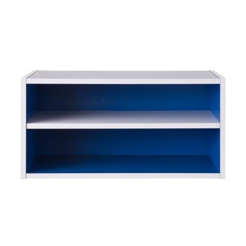TZUMii艾莉絲加大二格櫃/書櫃/空櫃/收納櫃-藍色(單入)