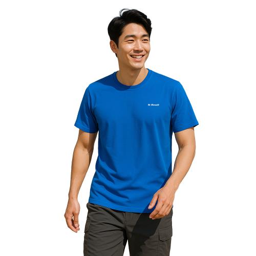 【聖伯納 St.Bonalt】【St.Bonalt 聖伯納】單色速乾圓領T恤｜男款9060(涼感 吸濕 排汗 速乾 彈性)