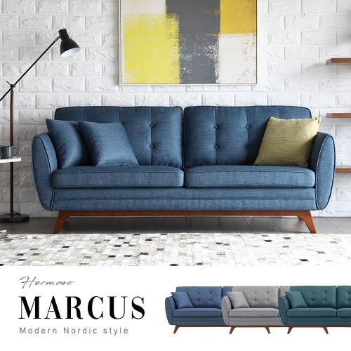 【obis】Marcus馬克斯北歐風三人布沙發/三人沙發