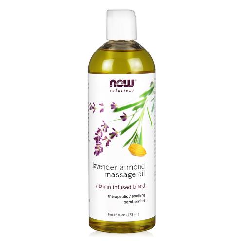 NOW 薰衣草杏仁按摩油(16oz/473ml) Lavender Almond Massage Oil