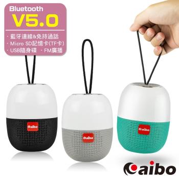 aibo BT-L07 多功能隨身攜帶式 藍牙V5.0無線喇叭(TF卡/隨身碟/FM)