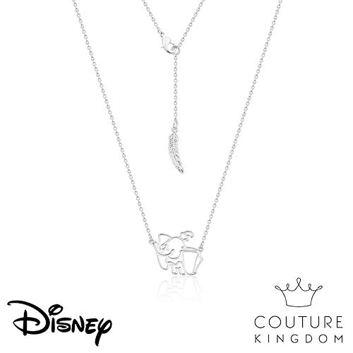Disney Jewellery - Couture Kingdom 迪士尼小飛象鏤空鍍14K白金項鍊
