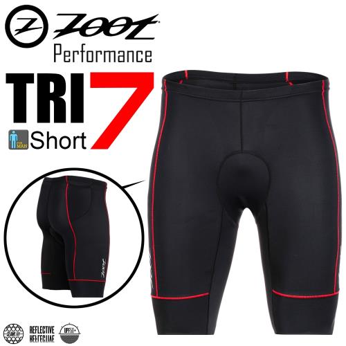 ZOOT 專業級 7吋肌能鐵人褲(男)-經典紅