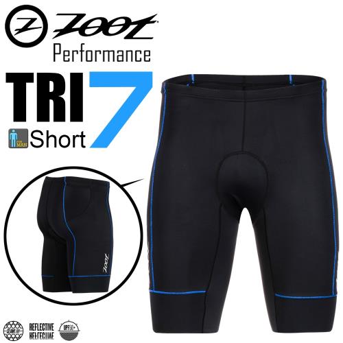 ZOOT 專業級 7吋肌能鐵人褲(男)-經典藍