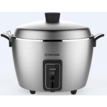  TATUNG大同 TAC-11J-MM 電鍋，11人份大容量設計，適閤家庭使用。內鍋採用304不鏽鋼材質，耐用耐髒易清潔。臺灣製造，銀色系外觀時尚，尺寸約27高x35寬x30深，110V/60Hz電壓，消耗功率600~700W。配件依原廠規定，提供1年保固，BSMI許可字號R31001。完美煮飯煮食神器，讓您輕鬆享受美味！ 