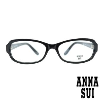 【ANNA SUI 安娜蘇】日系可愛圓花造型光學眼鏡-黑(AS542-001)