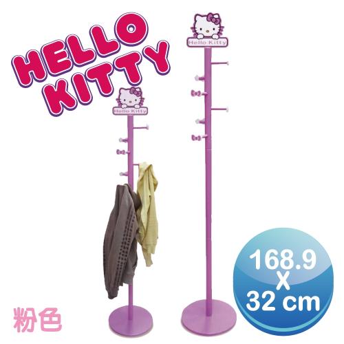 Hello Kitty 台灣製DIY木質衣帽架(三麗鷗正版授權)-粉色
