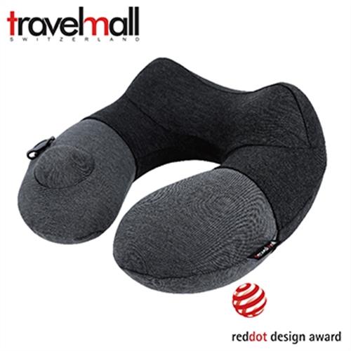 瑞士Travelmall-旅行手動充氣枕、飛機枕頭、充氣枕頭、手動充氣 (三色)  