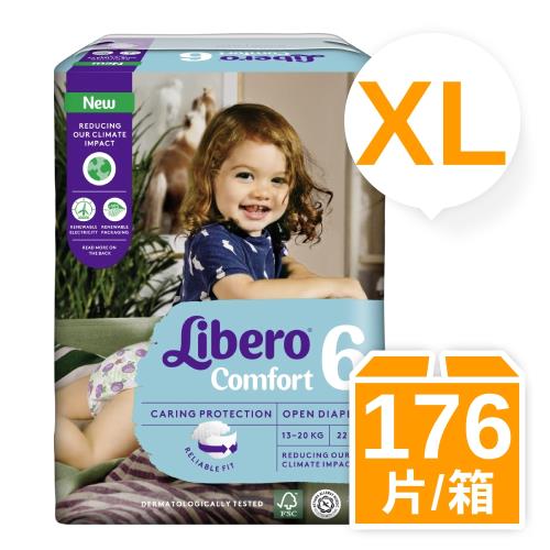 麗貝樂 紙尿褲6號-XL-22片x8包