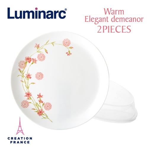 【Luminarc 樂美雅】溫馨風采2件式餐具組(ARC-D110CT-1C)