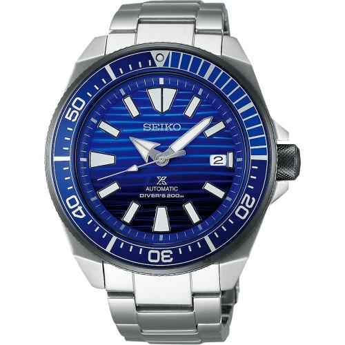 SEIKO精工Prospex200米潛水愛海洋藍鯨機械錶-45mm4R35-01X0B(SRPC93J1)
