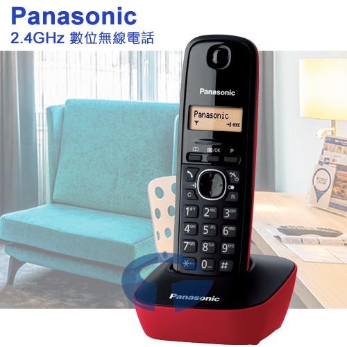 Panasonic 松下國際牌DECT數位無線電話 KX-TG1611 (聖誕紅)