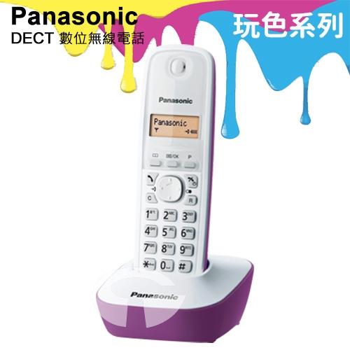 Panasonic 松下國際牌DECT數位無線電話 KX-TG1611 (羅蘭紫)