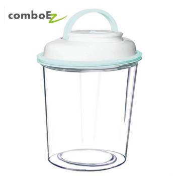 【ComboEz】智能真空保鮮罐 (3.5公升大瓶口_粉/藍/綠/咖) 保鮮防潮