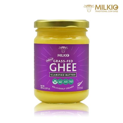 【紐西蘭MILKIO】特級草飼牛無水奶油 (250毫升) Ghee澄清奶油 /防彈咖啡