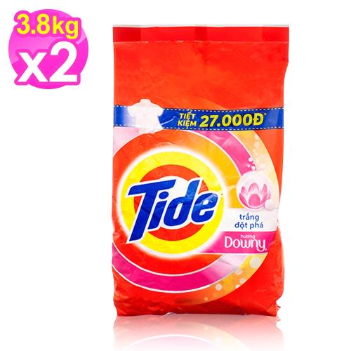Tide洗衣粉(添加花香柔軟精)3.8kg-2包