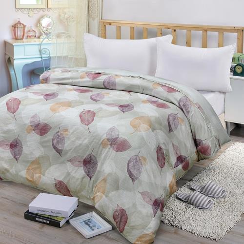 FITNESS  精梳棉雙人薄被單套-日光(綠)