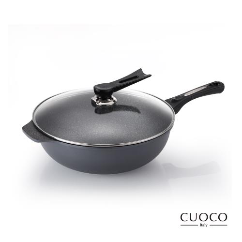 CUOCO 大寶T3系列鈦晶岩炒鍋34cm(附蓋)