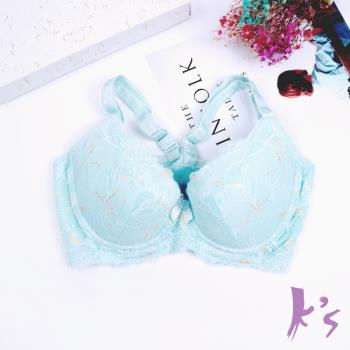 【K’s 凱恩絲】有氧蠶絲藍光蕾絲夏日甜夢內衣(N46款)