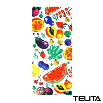 【TELITA】超細纖維日系和風海灘巾-彩繪水果