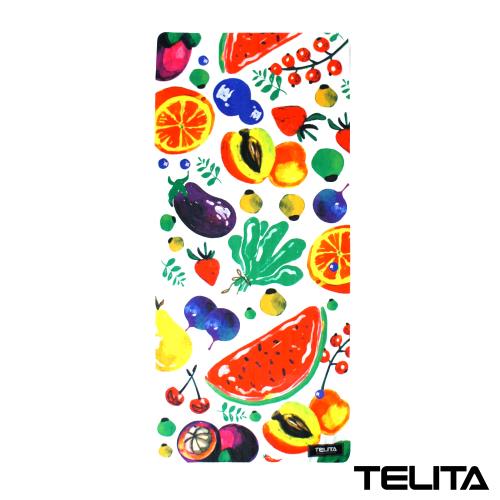 【TELITA】超細纖維日系和風海灘巾-(彩繪水果)_70*150cm