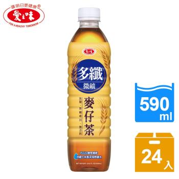 【愛之味】多纖微礦麥仔茶590ml(24入/箱)