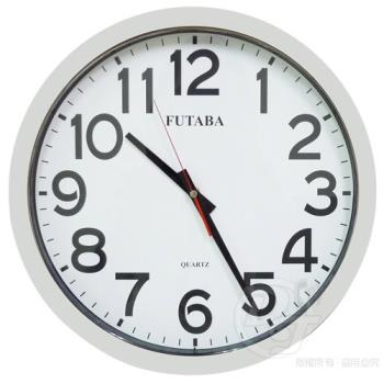 FUTABA高階超靜音亮銀大掛鐘 357