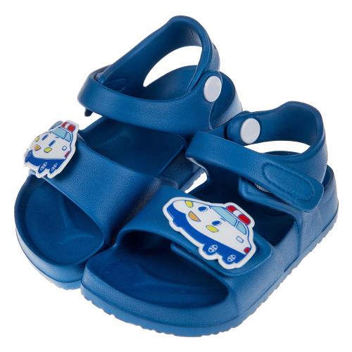 《布布童鞋》三麗鷗交通小車藍色兒童超輕量涼鞋(14~18公分) [ C9J230B ] 