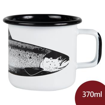 【Muurla】北歐琺瑯馬克杯 鮭魚 370ml